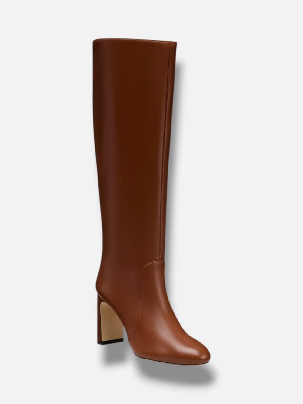 Stuart Weitzman Women's Brown Babette Tubo 85 Boots Size 10B
